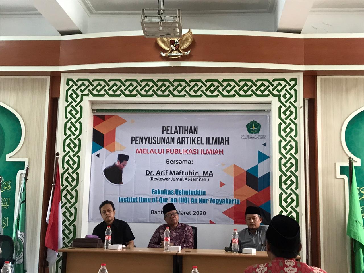Sebanyak 25 Dosen IIQ An Nur Yogyakarta Ikuti Pelatihan Penulisan Jurnal Untuk Publikasi Ilmiah
