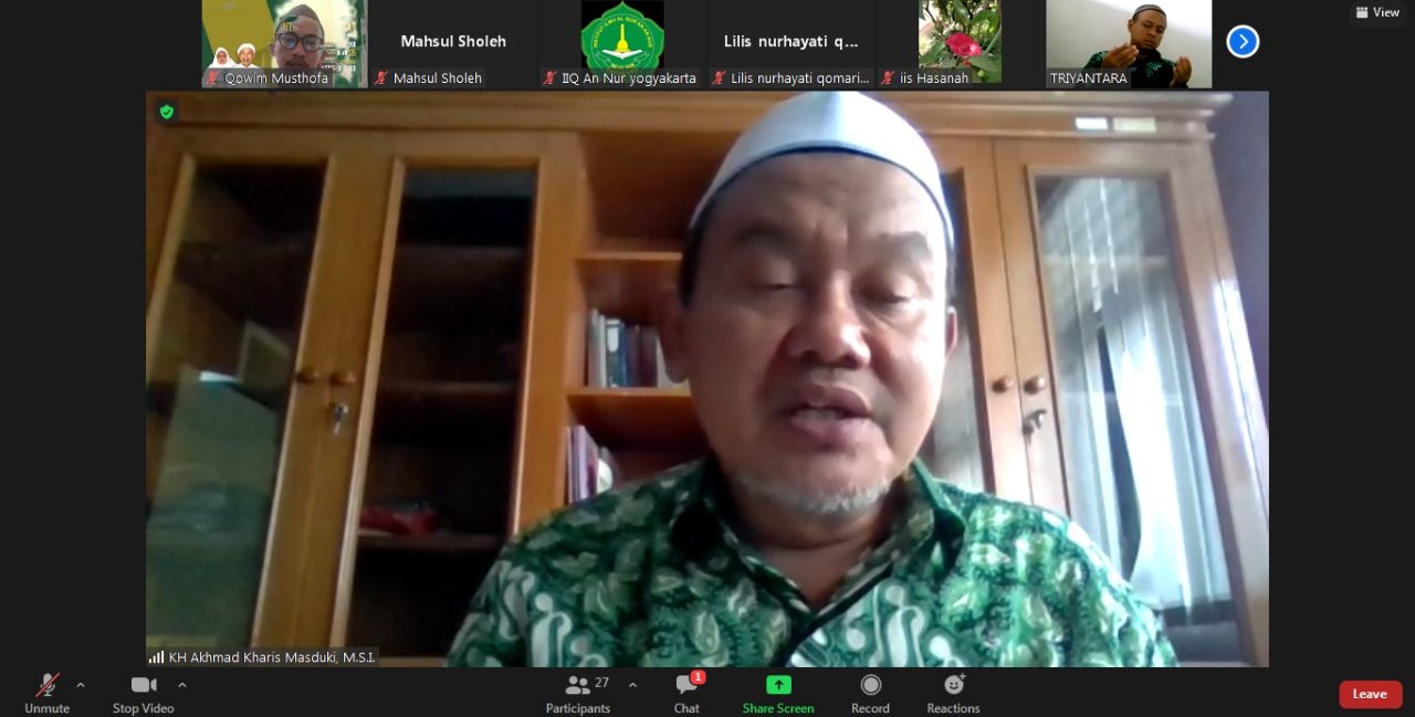 IIQ An Nur Usai Gelar Acara Tahlil dan Takhtim Muqoddaman dalam Rangka Haul KH.Nawawi Abdul Aziz dan Ny. Hj. Walidah Moenawwir