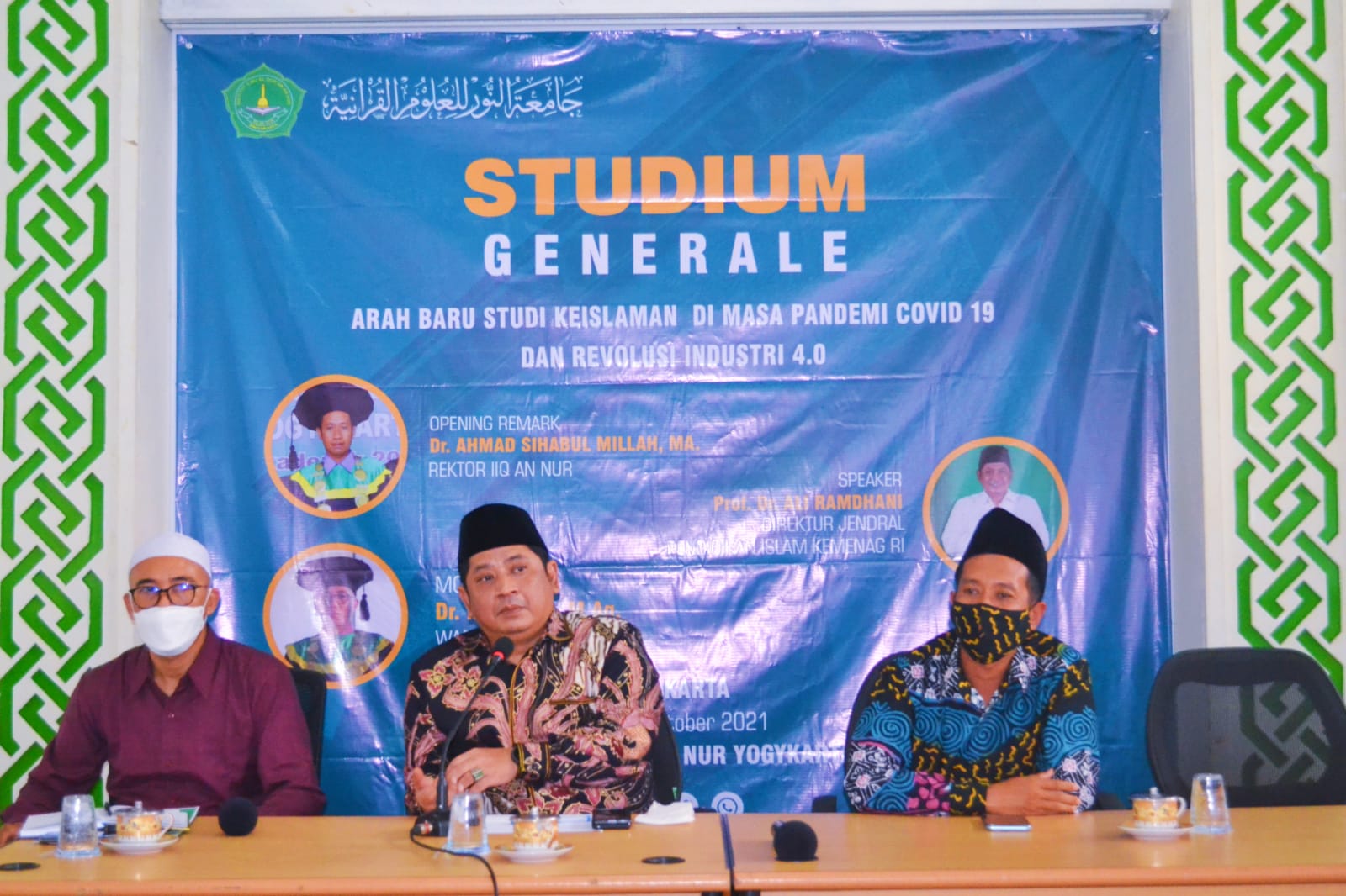 Direktur Jendral Pendidikan Islam Kemenag RI Hadir sebagai Pembicara dalam Studium Generale IIQ An Nur