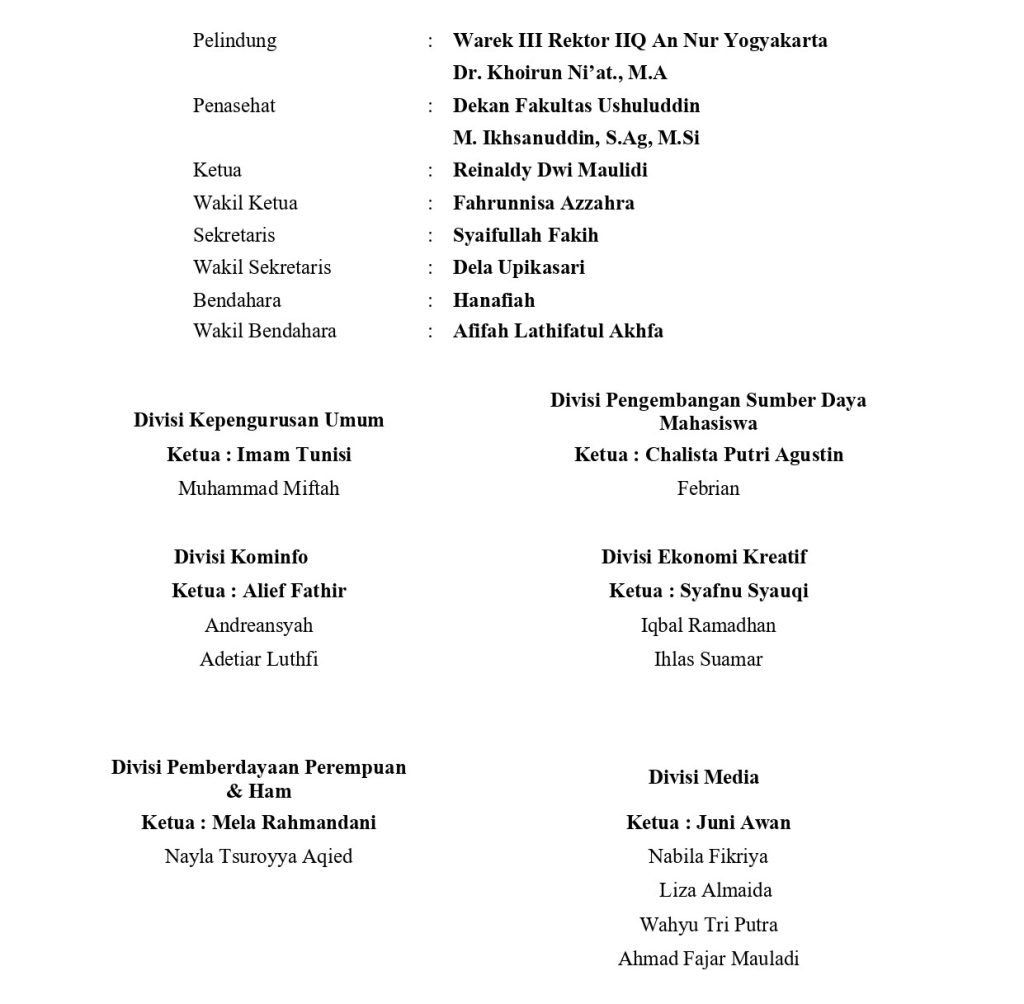 Struktur Organisasi Kemahasiswaan 4 SK DEMA FU 25 26 fix page 0003 - Struktur Organisasi Kemahasiswaan