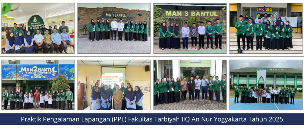 Praktik Pengalaman Lapangan PPL Fakultas Tarbiyah IIQ An Nur Yogyakarta Tahun Akademik 20242025 - Menyemai Asa di Ranah Pendidikan, Mahasiswa PPL IIQ An Nur Yogyakarta Menapaki Jejak Pengabdian