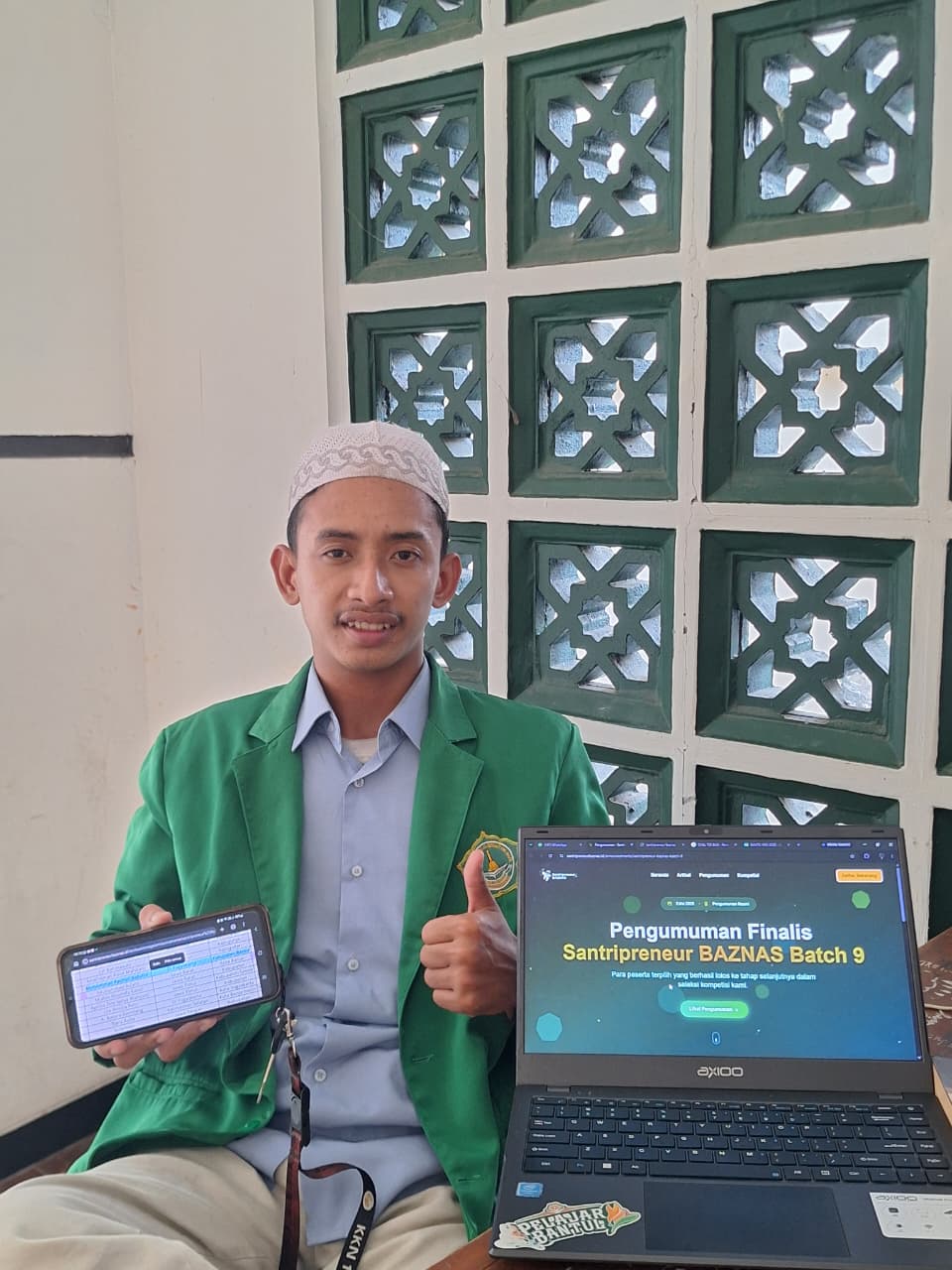 Rayhan Saputra, Mahasiswa IIQ An Nur Yogyakarta, Tembus Top 100 Nasional BAZNAS Santripreneur 2026